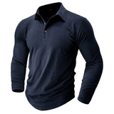 Vaughn - Men's Long-Sleeve Stretch Polo Shirt
