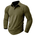 Vaughn - Men's Long-Sleeve Stretch Polo Shirt