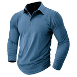 Vaughn - Men's Long-Sleeve Stretch Polo Shirt