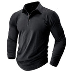 Vaughn - Men's Long-Sleeve Stretch Polo Shirt