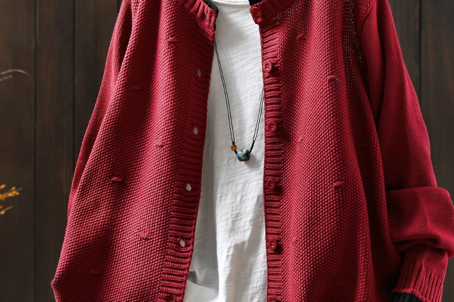 Women's Oversized Chunky Knit Cardigan | Warm Draped Cardigan