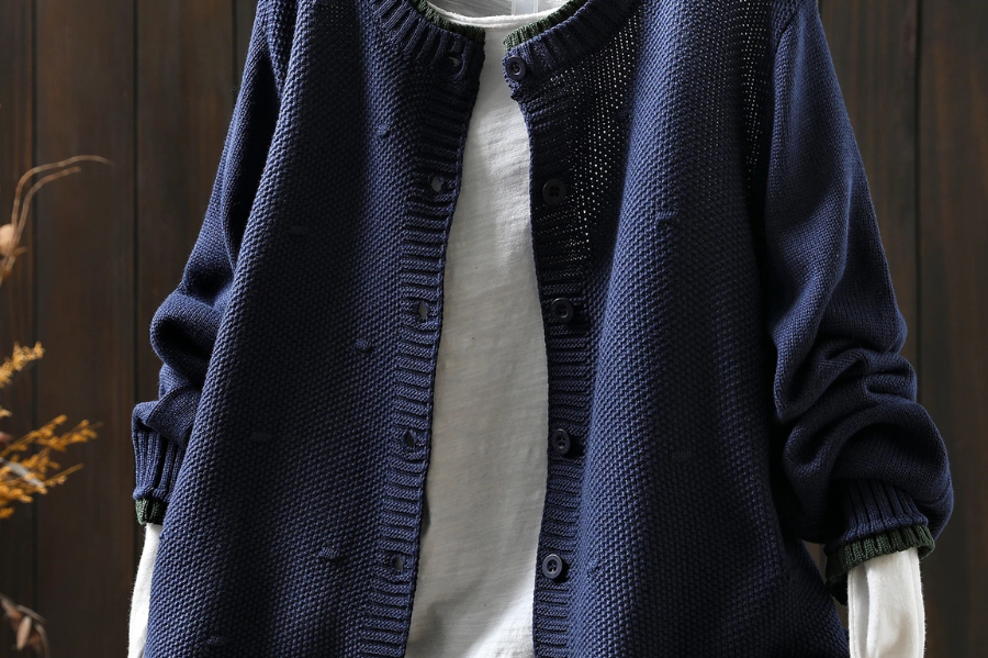Women's Oversized Chunky Knit Cardigan | Warm Draped Cardigan