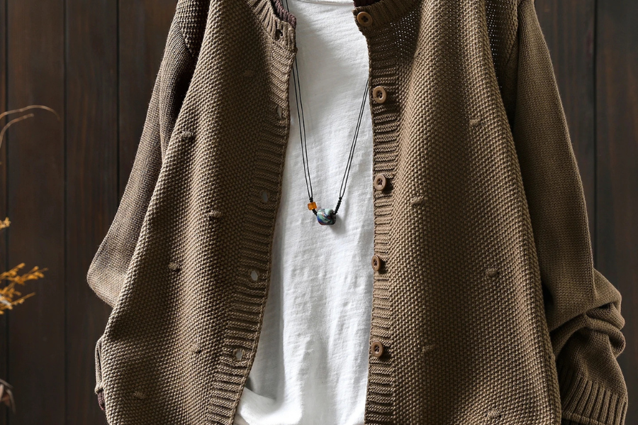 Women's Oversized Chunky Knit Cardigan | Warm Draped Cardigan