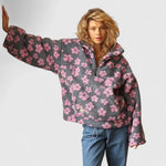 Vibe - Women's Half-Zip Borg Fleece Jacket - Pink