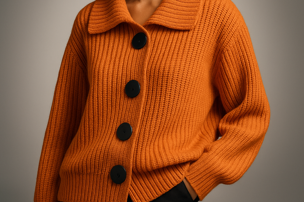 Women's Oversized Button-Front Cardigan | Cozy Longline Cardigan