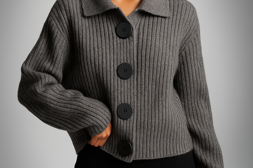 Women's Oversized Button-Front Cardigan | Cozy Longline Cardigan