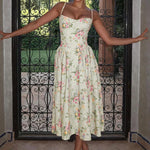 Hazel Floral Corset Midi Dress - view 4