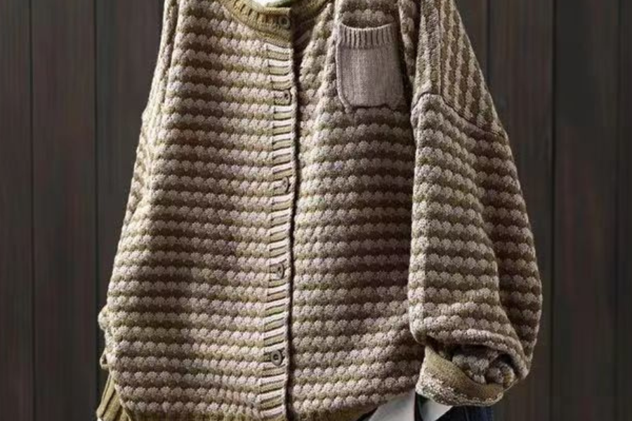 Women's Relaxed Fit Knit Button Cardigan | Soft Slouchy Cardigan