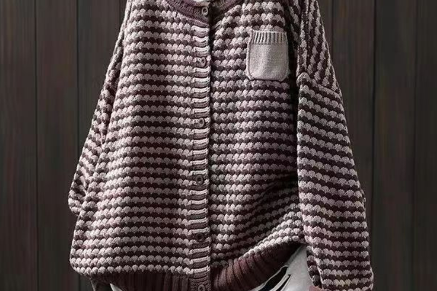 Women's Relaxed Fit Knit Button Cardigan | Soft Slouchy Cardigan