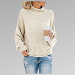 Yvaine - Women's Classic Knitted Sweater - Cream