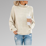 Yvaine - Women's Classic Knitted Sweater - Cream