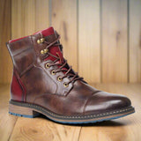 Zeke - Men's Classic Zip and Lace Boots