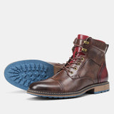 Zeke - Men's Classic Zip and Lace Boots